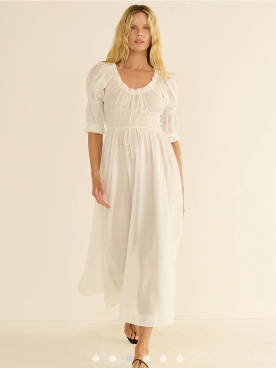 Doen Dresses & Skirts - Doen Ischia Dress - M - NWT - Color Salt (White)